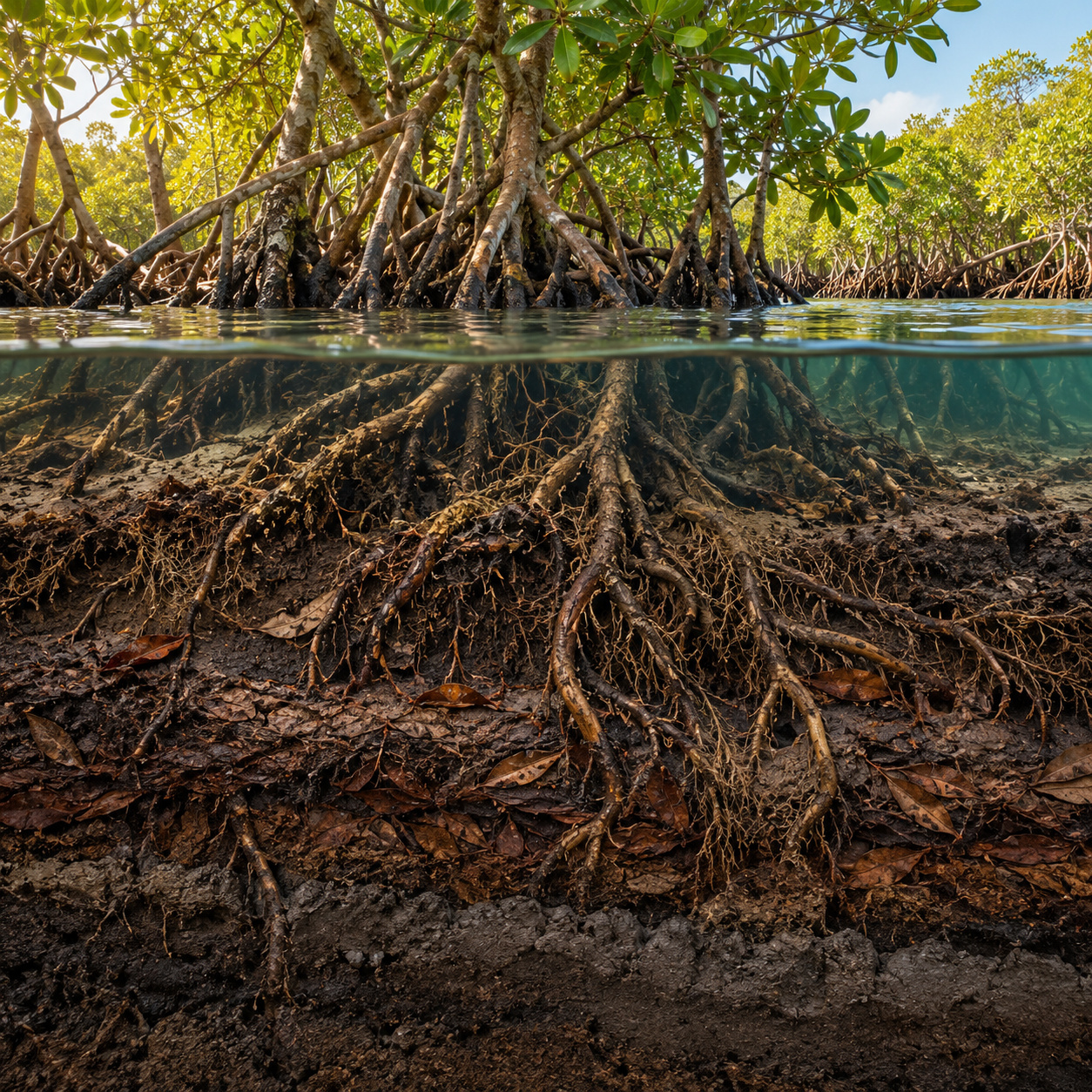 The Secret Life Beneath a Mangrove Forest